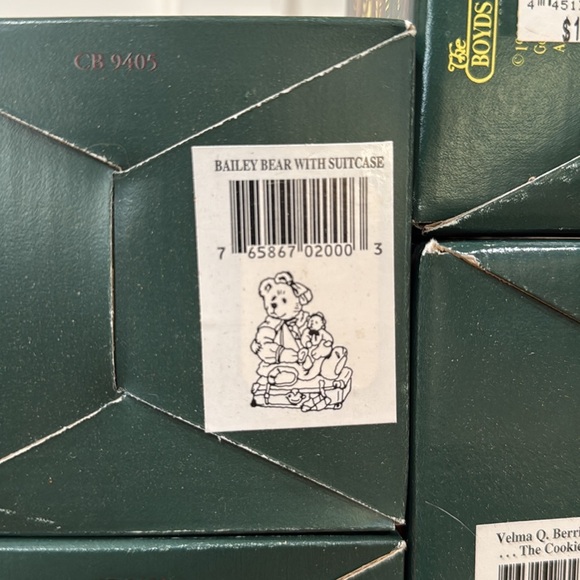 NIB Vtg 90's Boyds Bears Figurines Lot of 4 Bailey Daphne Velma Amelia - Picture 3 of 12